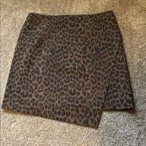 Ann Taylor leopard print skirt